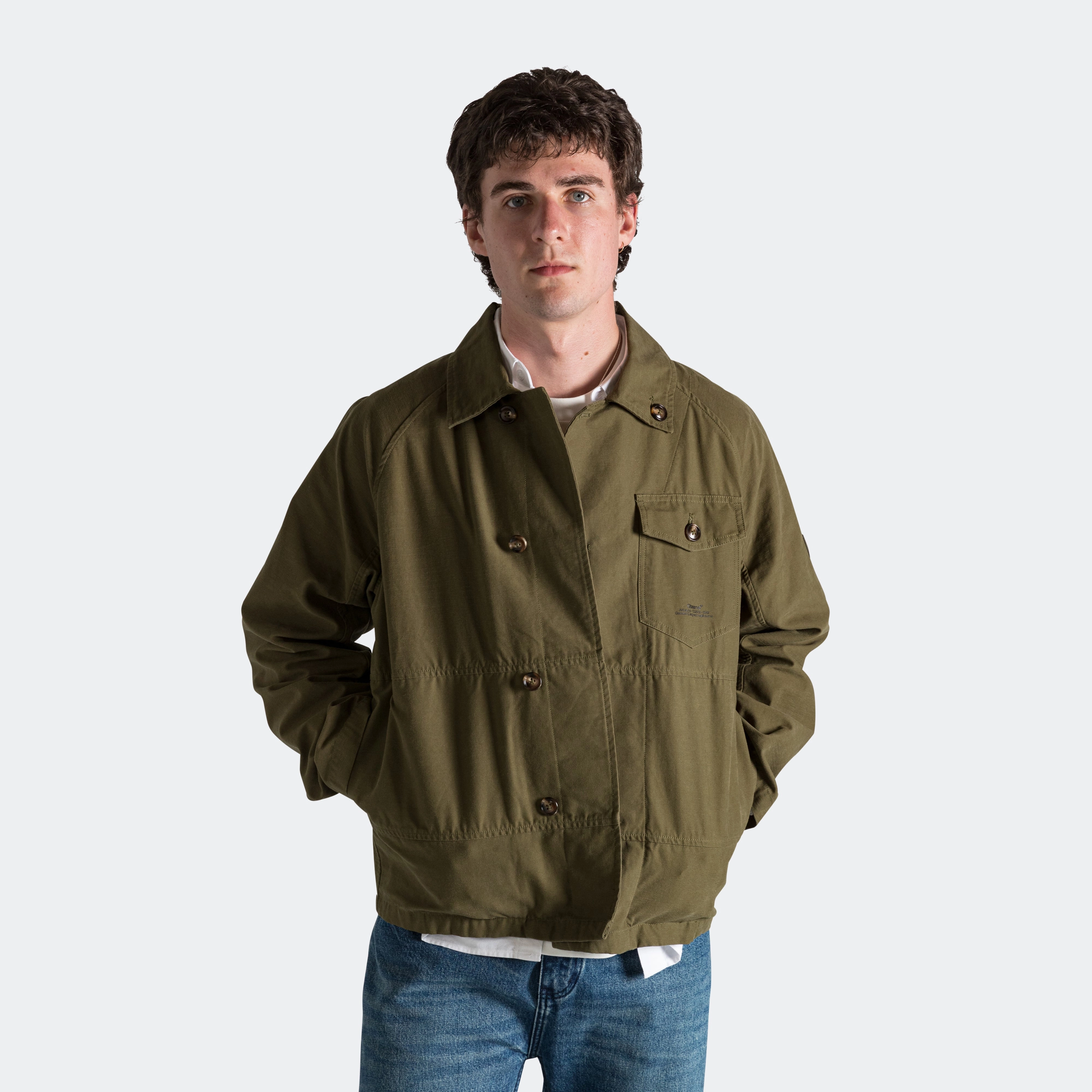 Panel Jacket - Army Green