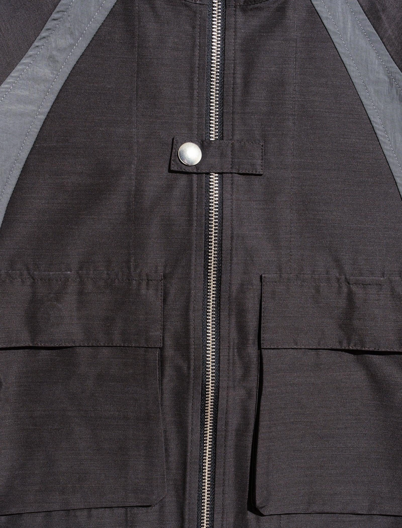 PANELLED TRACK TOP