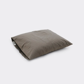 Percale Pillow Case - Dark Taupe