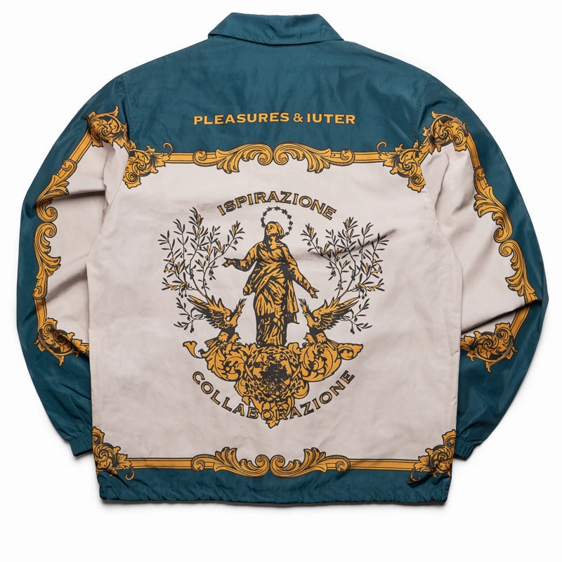 Pleasures Lorenzo Coach Jacket - Dark Green