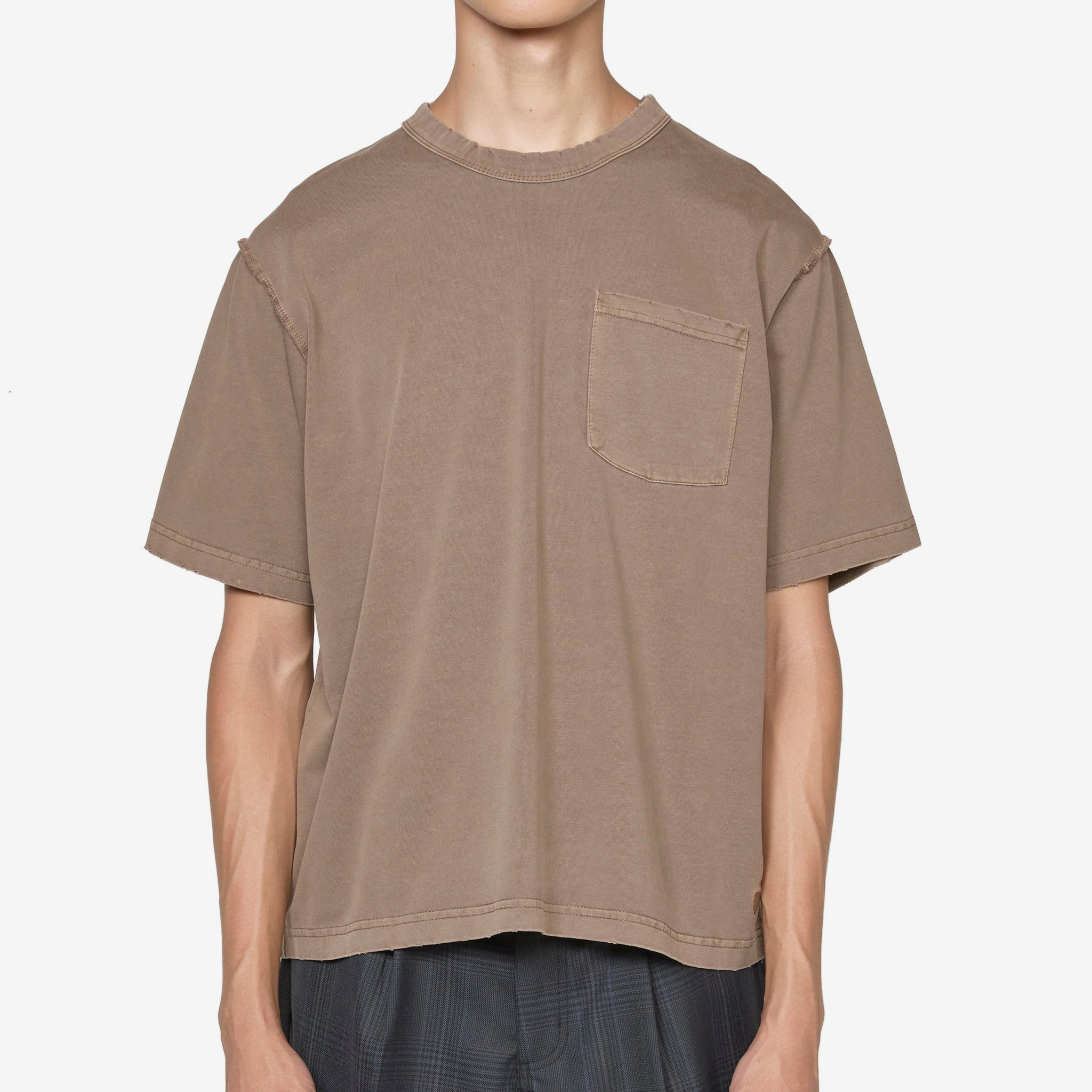 Pocket T-Shirt Brown