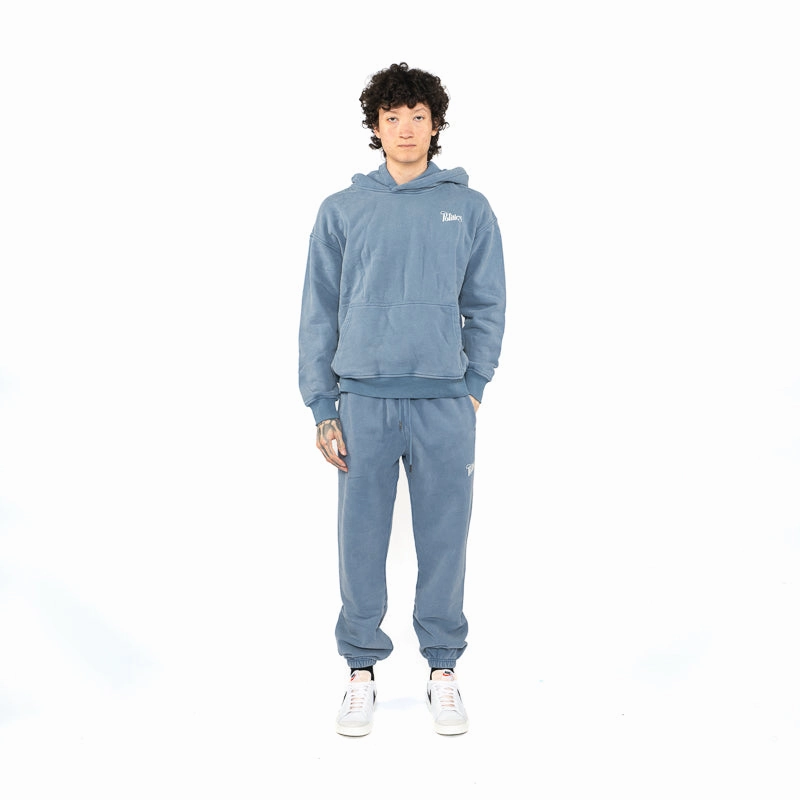 Politics Core Script Sweatpants - Glacier Blue