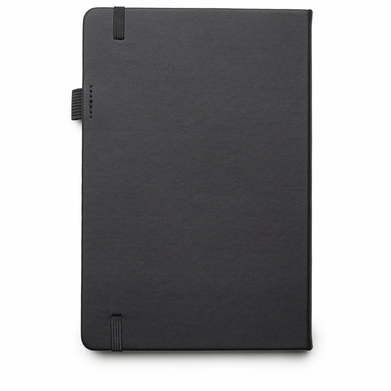Politics Leather Notebook - Black