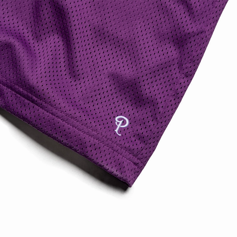 Politics Mesh Shorts - Purple