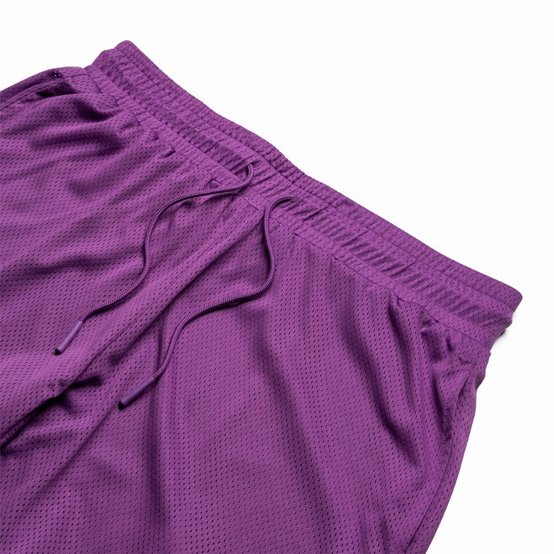 Politics Mesh Shorts - Purple