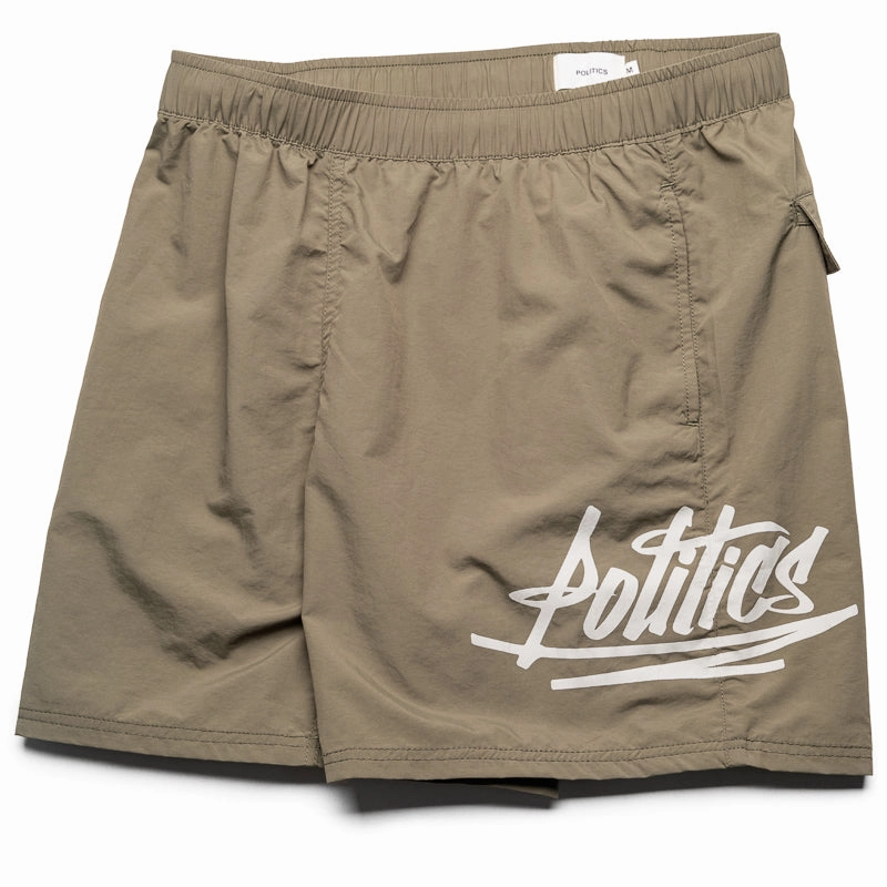 Politics Sterling Shorts - Military Green