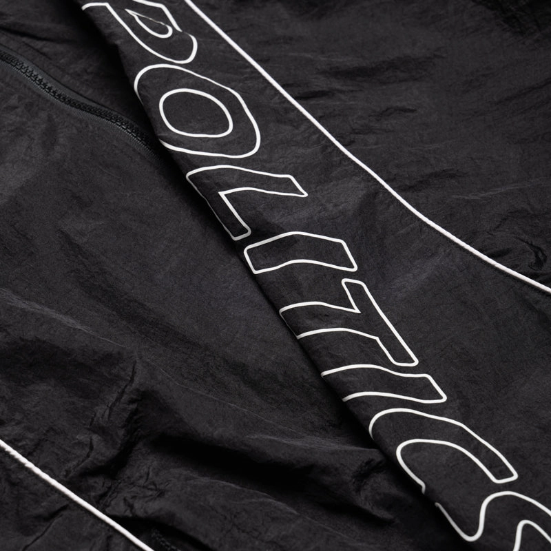 Politics Track Jacket - Black