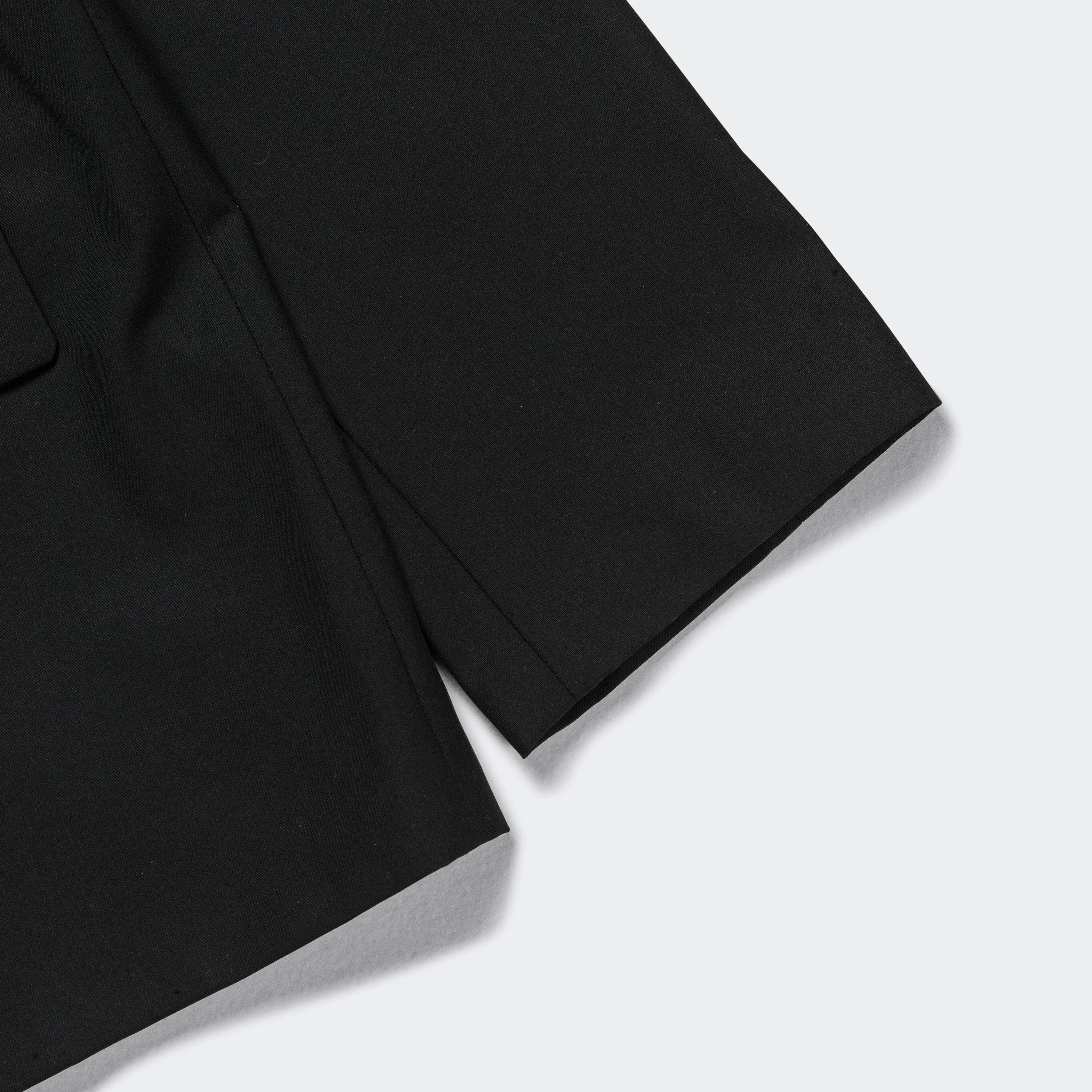 Popeline Wool Jacket - Black