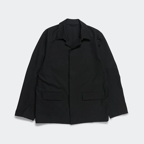 Popeline Wool Jacket - Black