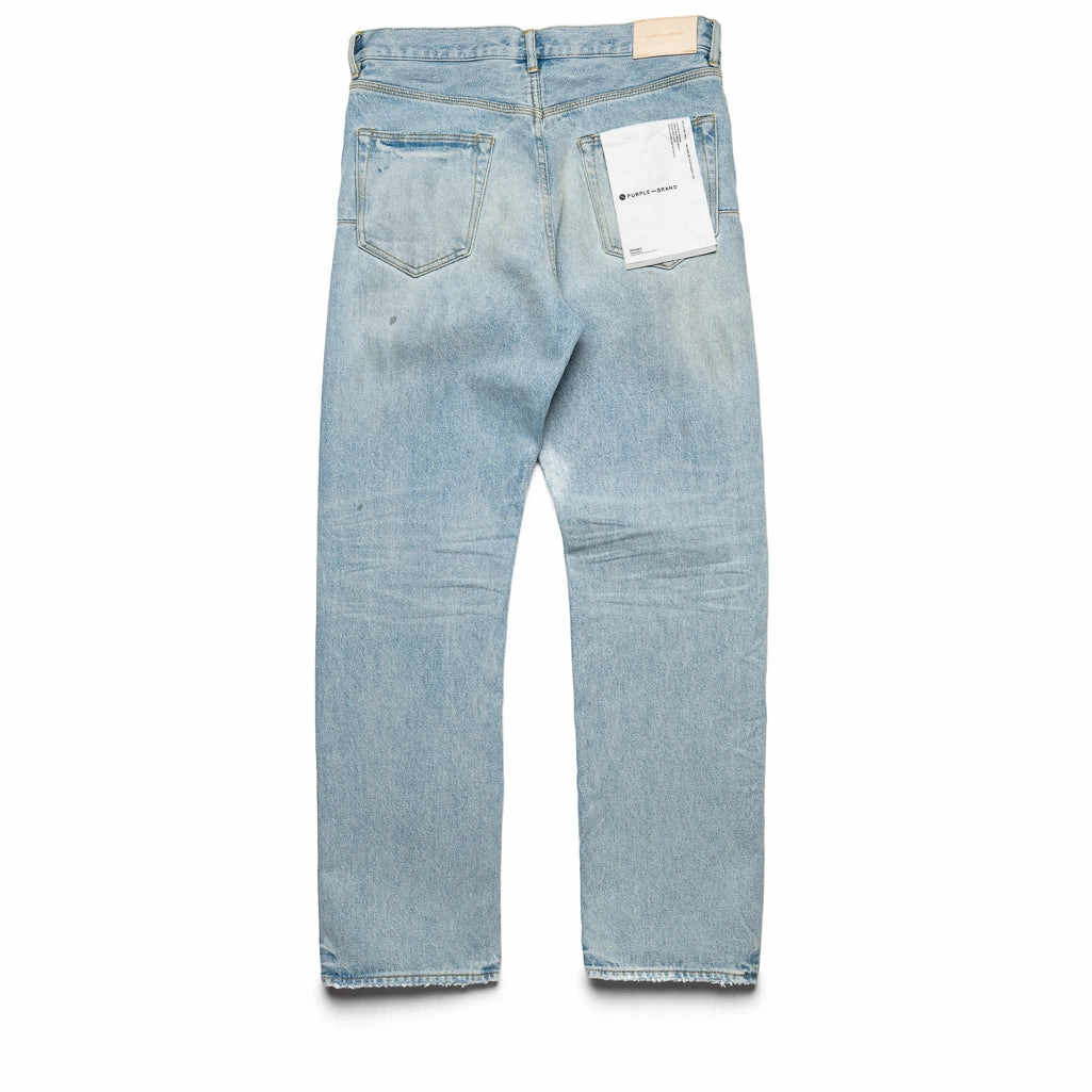 Purple Brand Mechanic Dirty Mid Rise Straight Leg Jean - Indigo