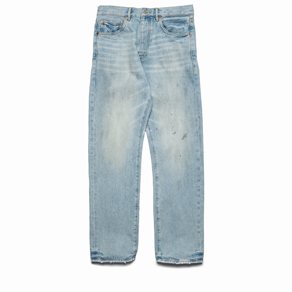 Purple Brand Mechanic Dirty Mid Rise Straight Leg Jean - Indigo