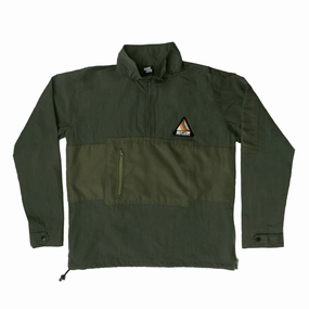 R&E Unit 018 Half Zip Jacket 'Olive'