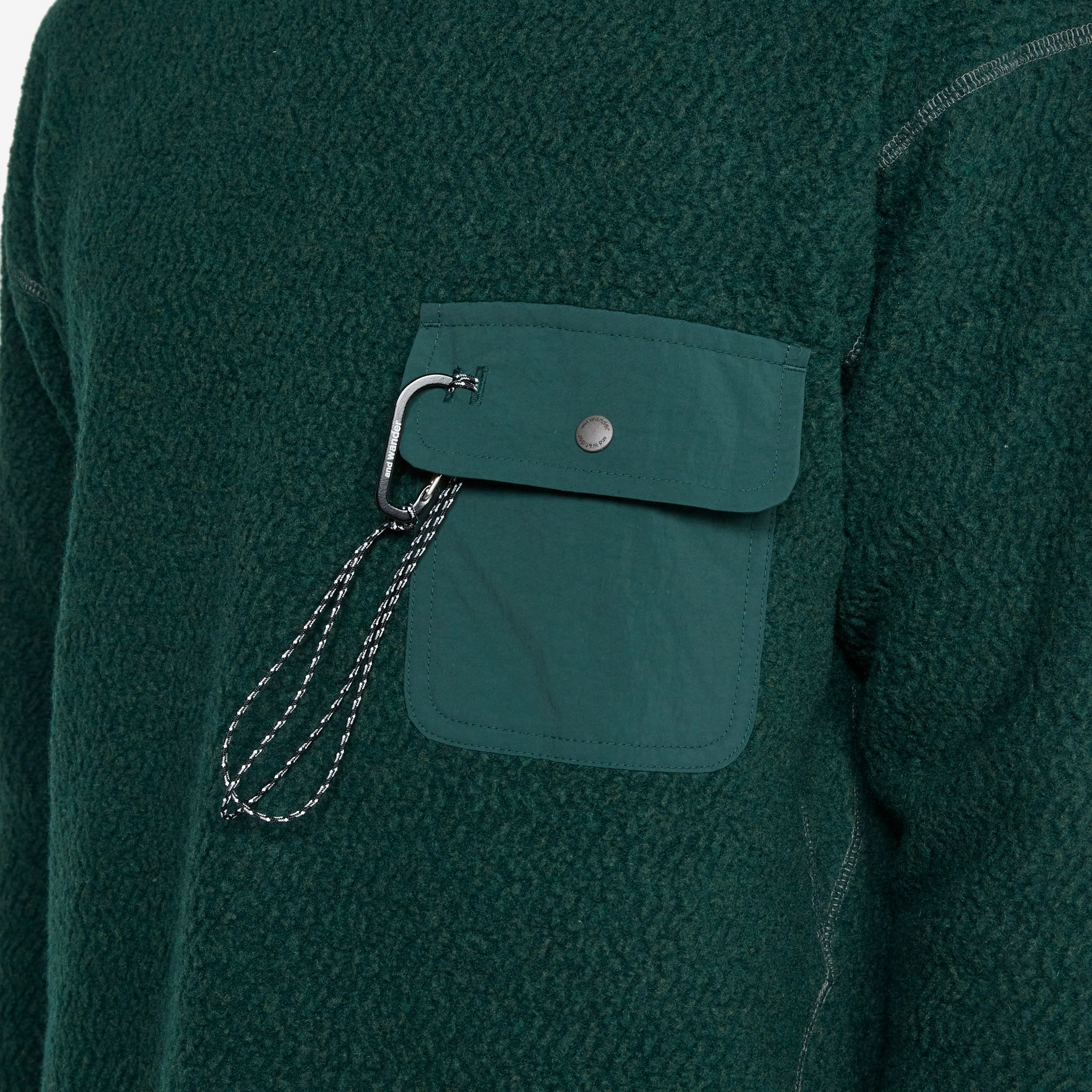 Re Wool JQ Crew Neck Green
