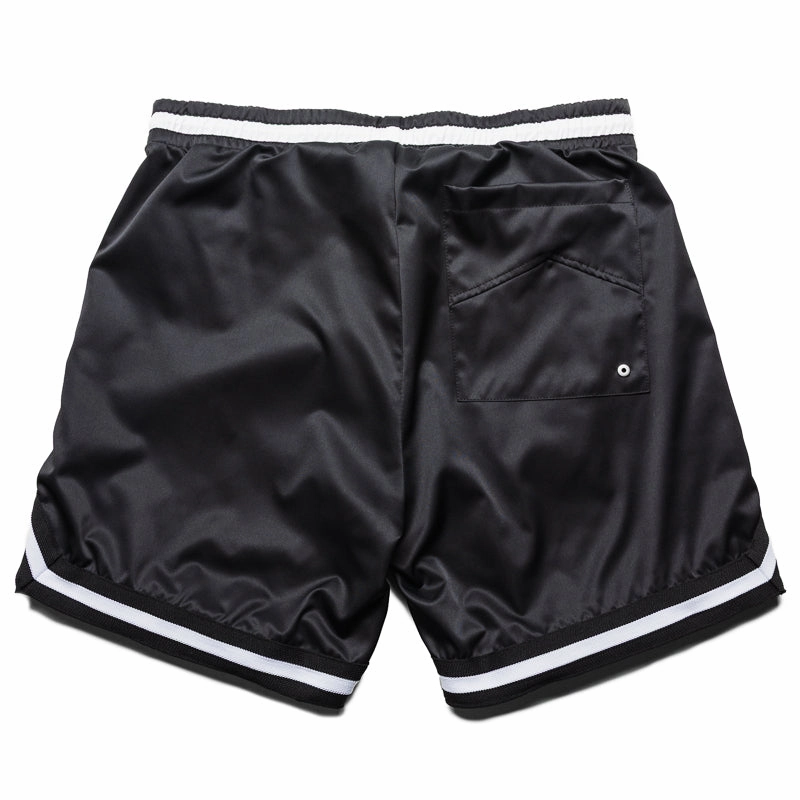 Rhude Logo Basketball Swim Shorts - Black/White