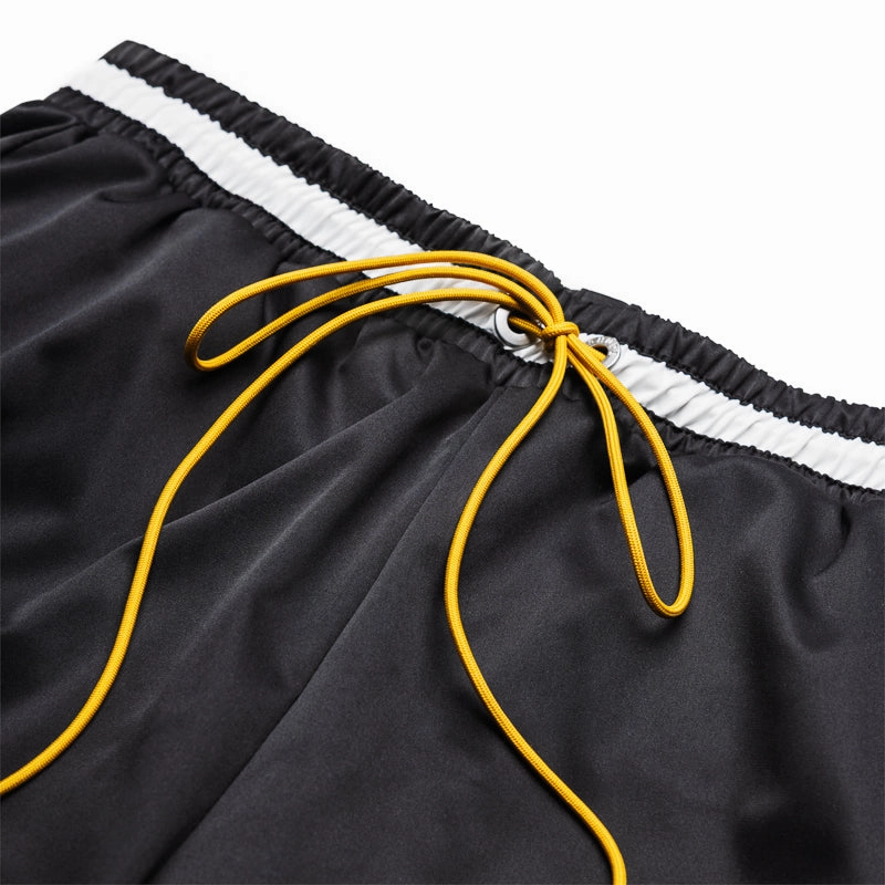 Rhude Logo Basketball Swim Shorts - Black/White