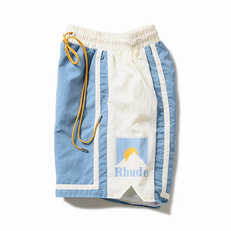 Rhude Moonlight Short - Powder Blue/Off White