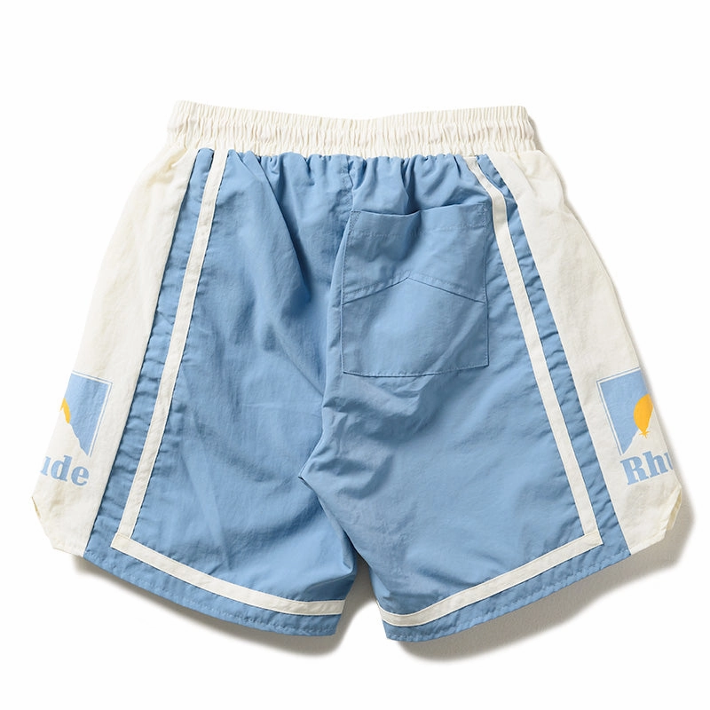 Rhude Moonlight Short - Powder Blue/Off White