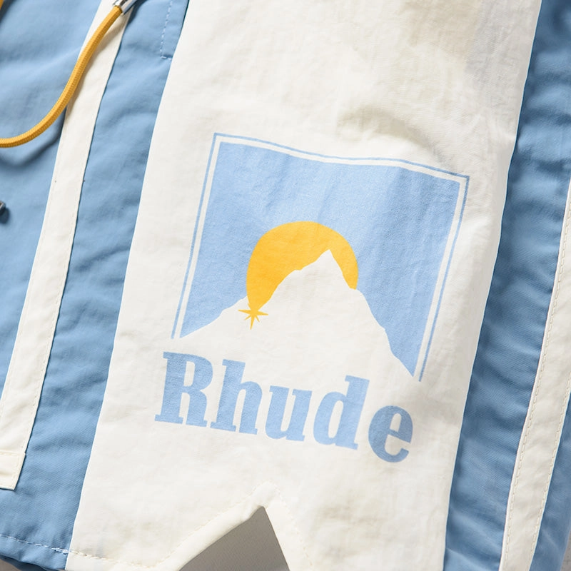 Rhude Moonlight Short - Powder Blue/Off White