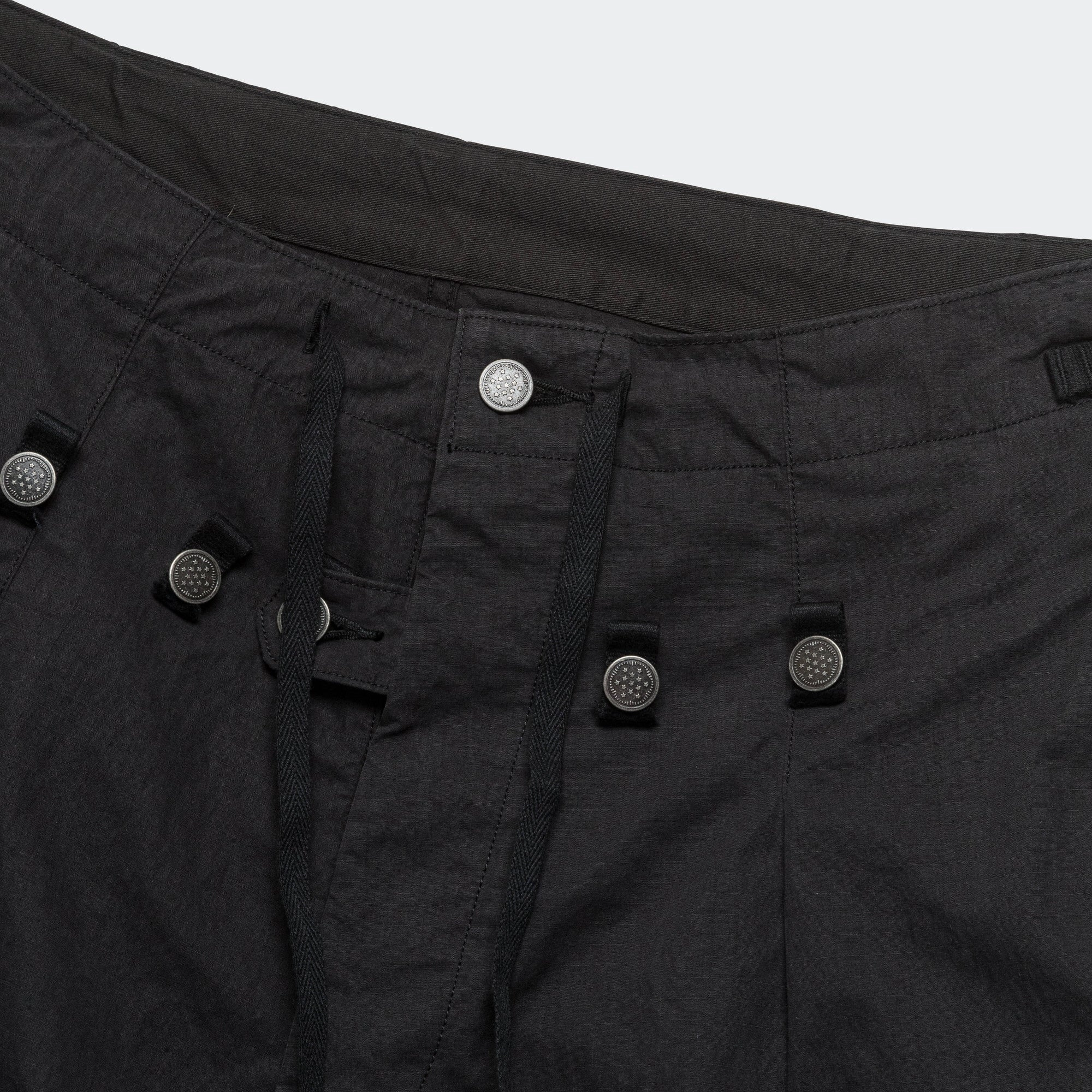 Rip Stop JUMBO Cargo Pants - Black