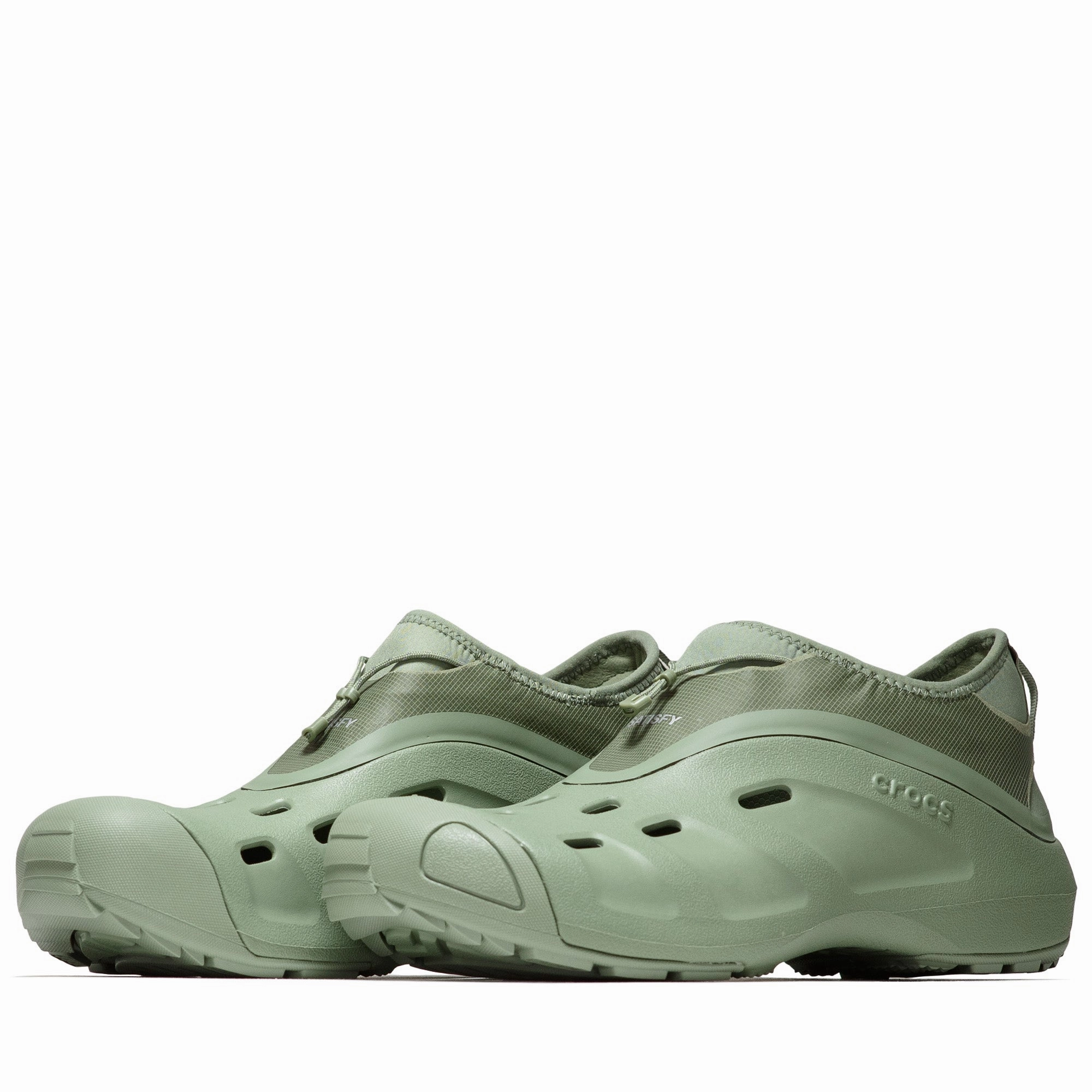 Satisfy x Crocs Quick Trail - Moss
