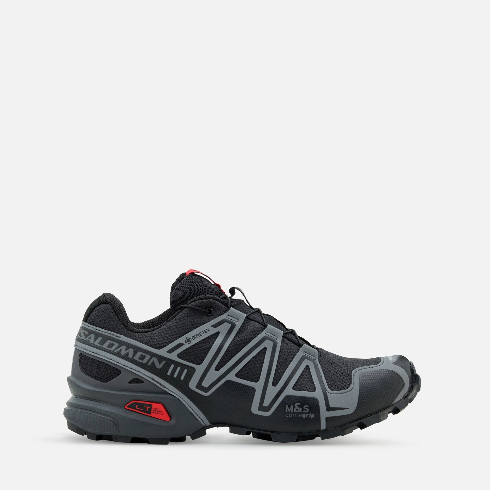 Speedcross 3 GTX Black | Asphalt | Flame Scarlet