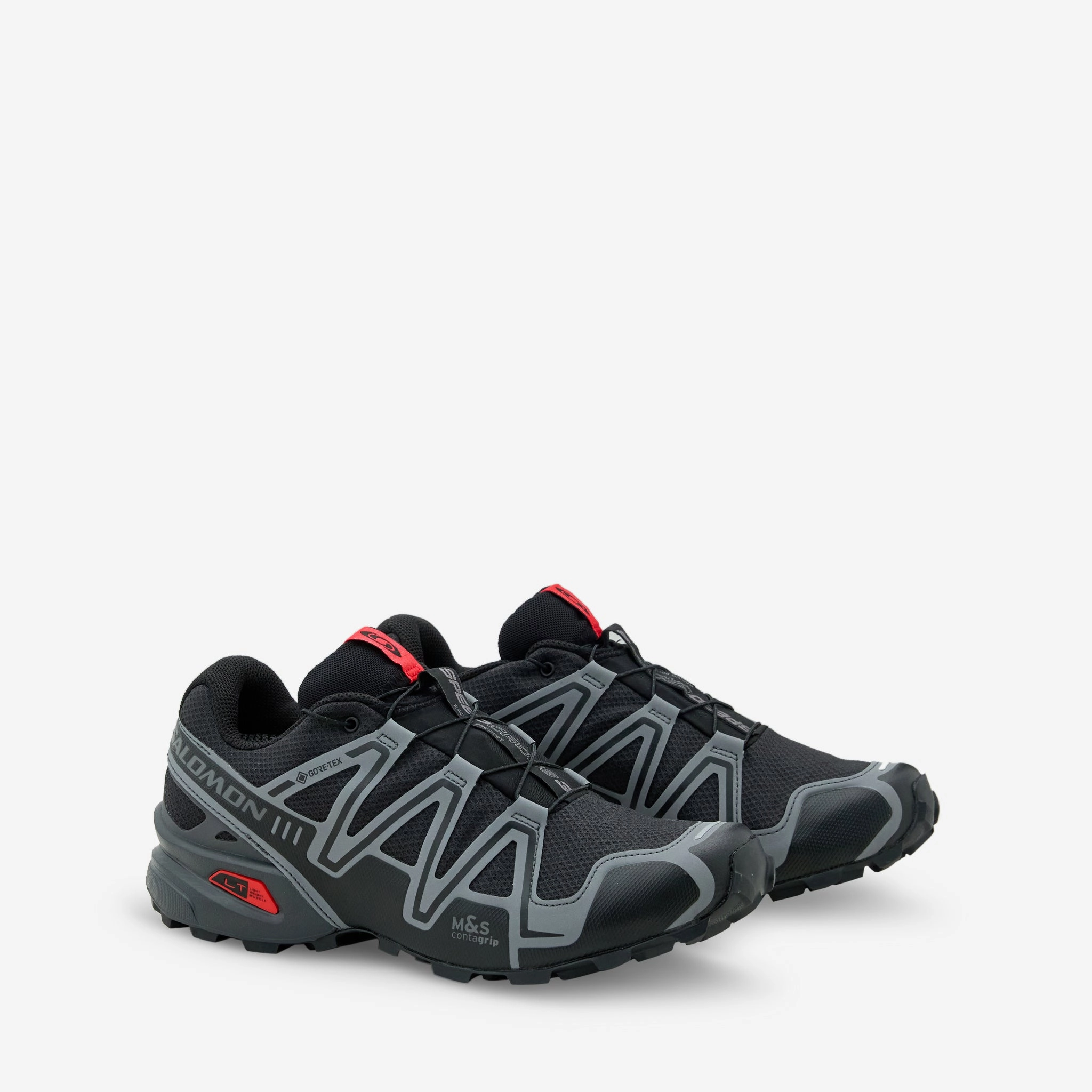 Speedcross 3 GTX Black | Asphalt | Flame Scarlet