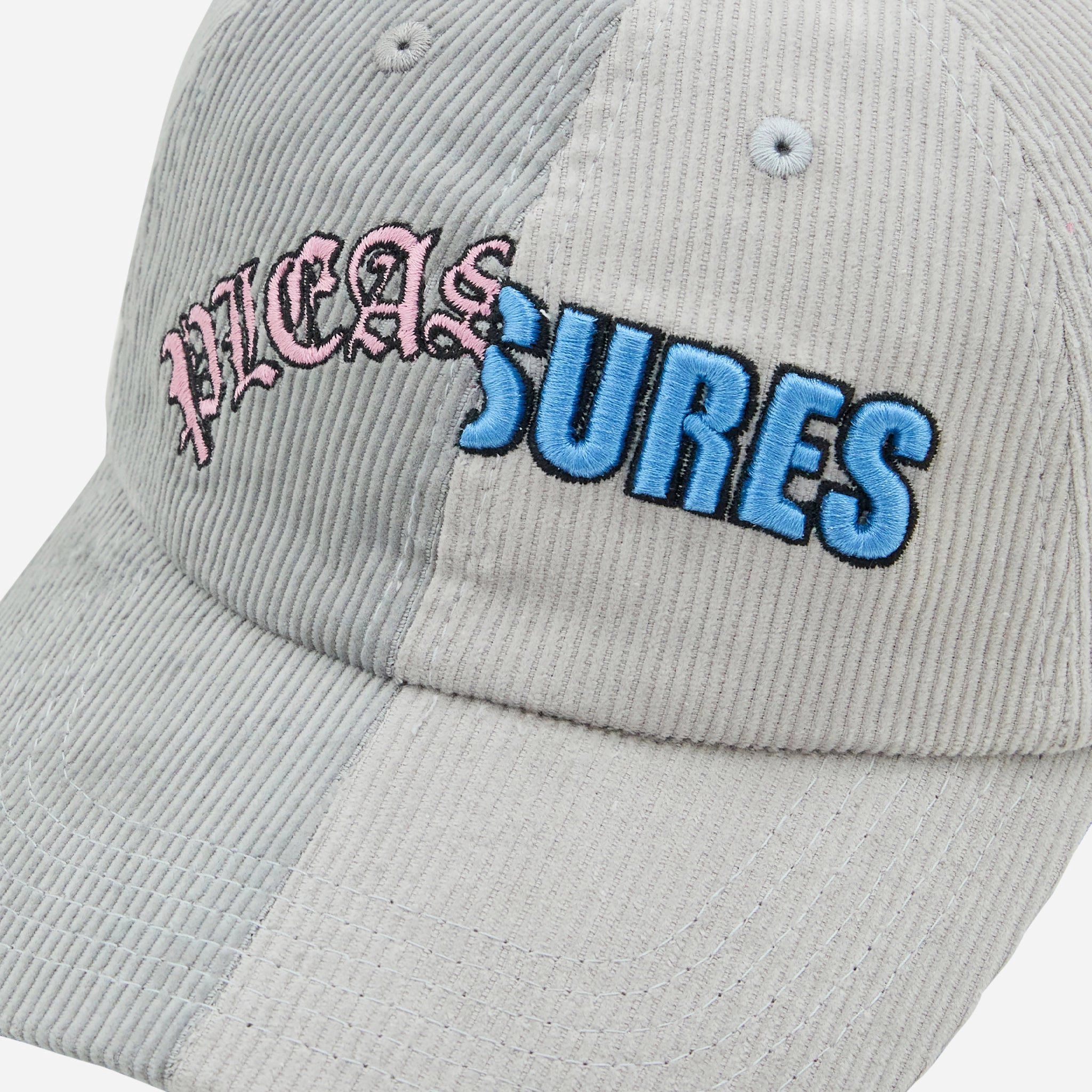 Split Corduroy Cap Grey