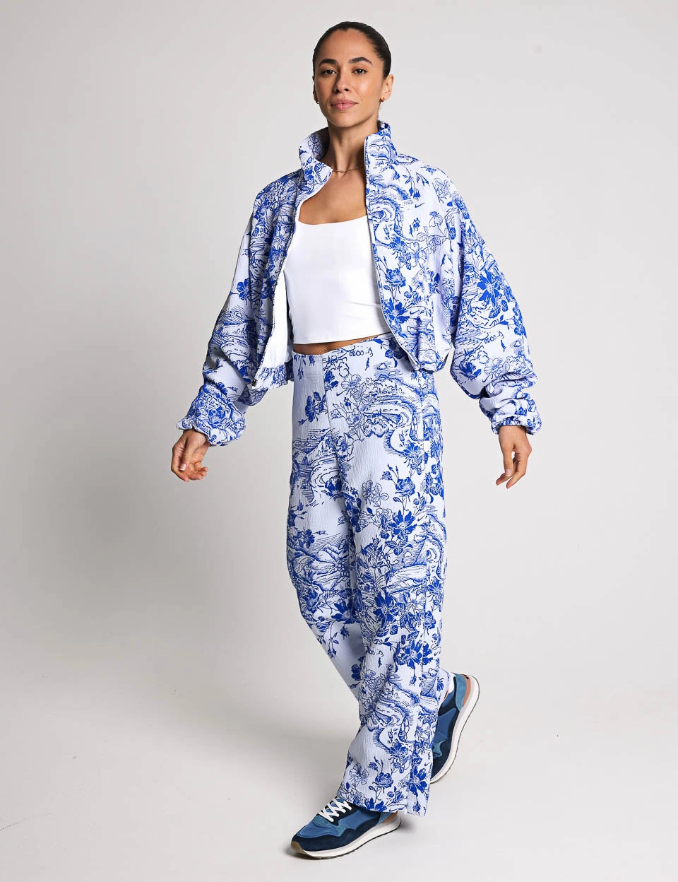 Sportswear Collection Jacquard Track Pants - White/Hyper Royal