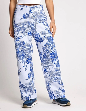 Sportswear Collection Jacquard Track Pants - White/Hyper Royal