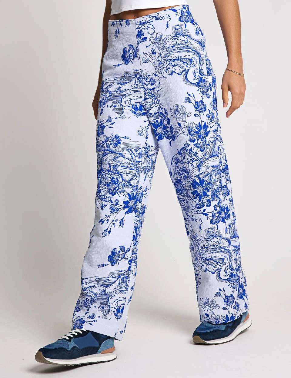 Sportswear Collection Jacquard Track Pants - White/Hyper Royal