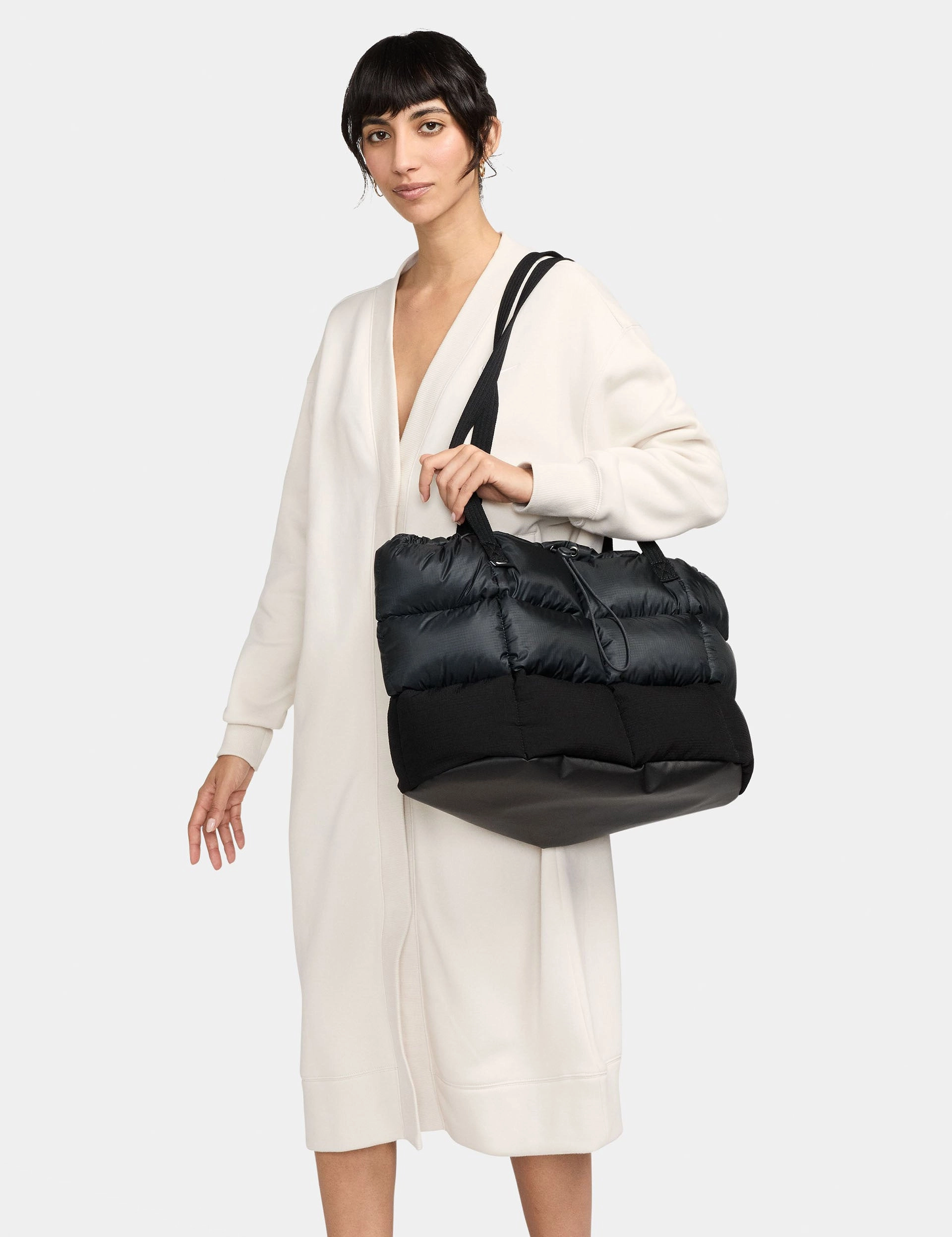 Sportswear Puffle Tote Bag - Black/Anthracite/White