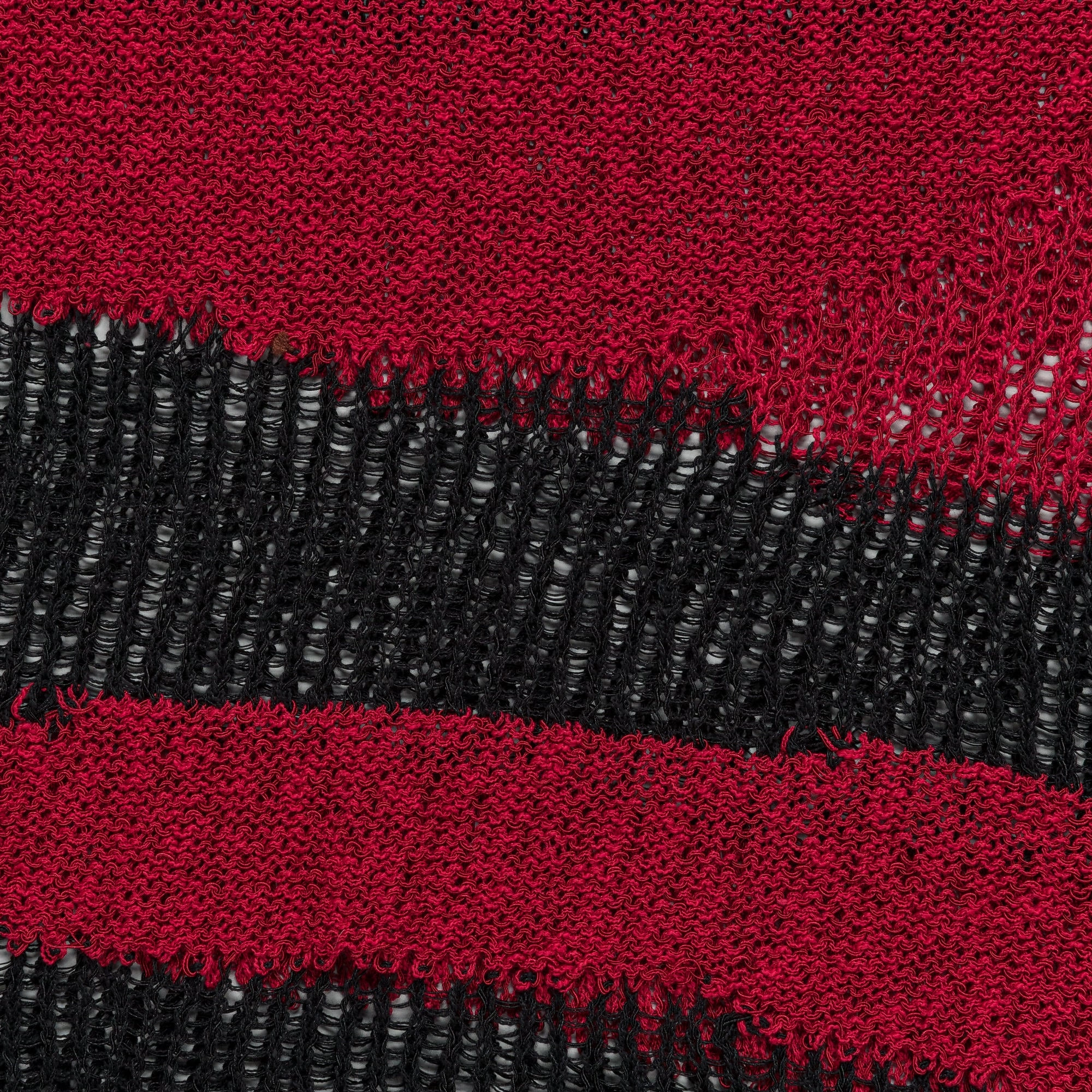 Stripe Crewneck Sweater - Black/Red