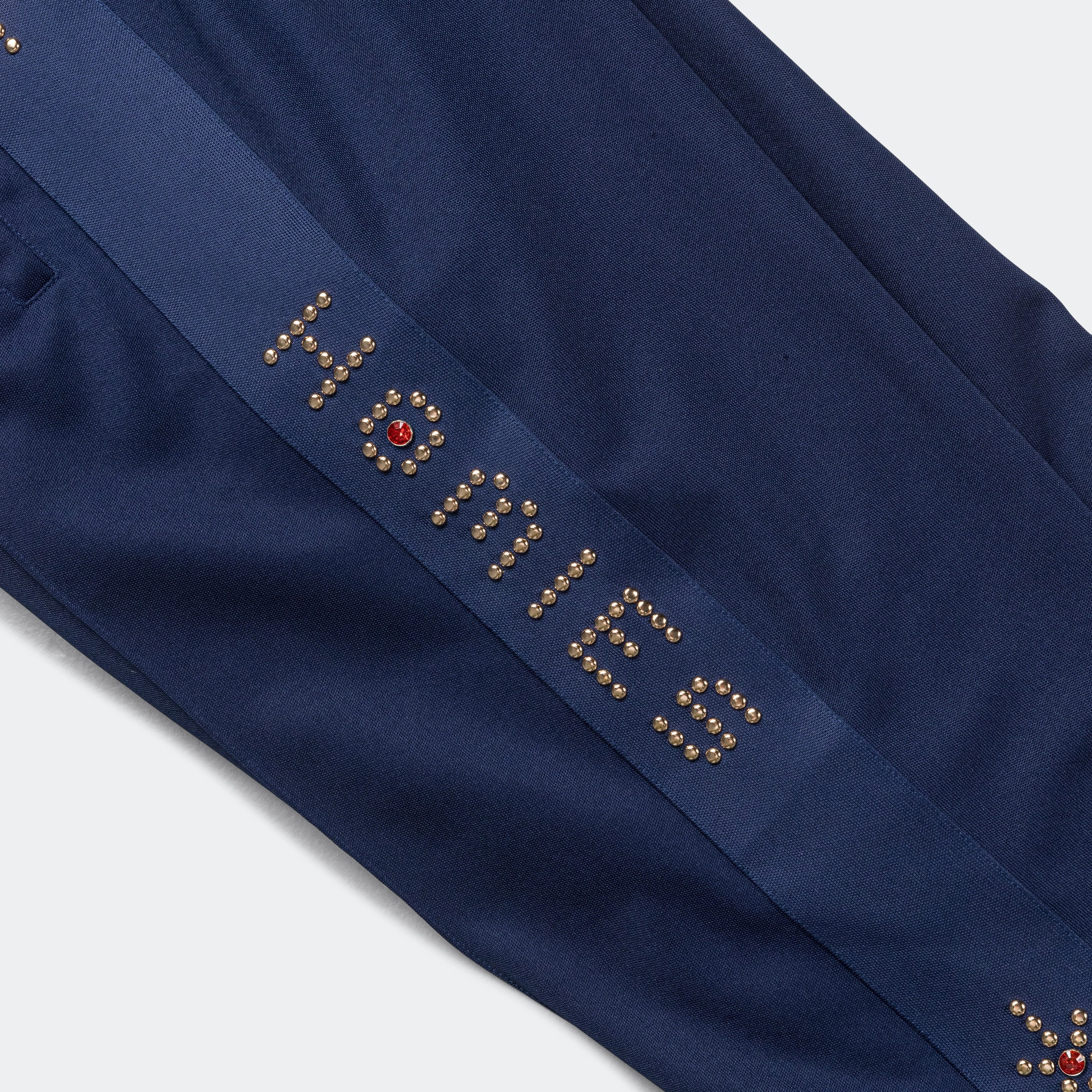 Studded Track Pant - Navy
