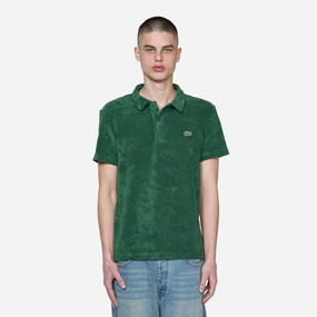 Terry Towelling Polo Green