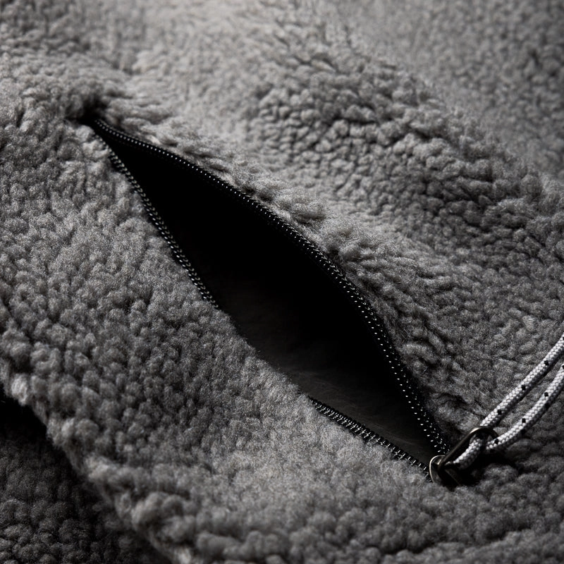 Thisisneverthat SP Sherpa  Fleece Jacket - Charcoal