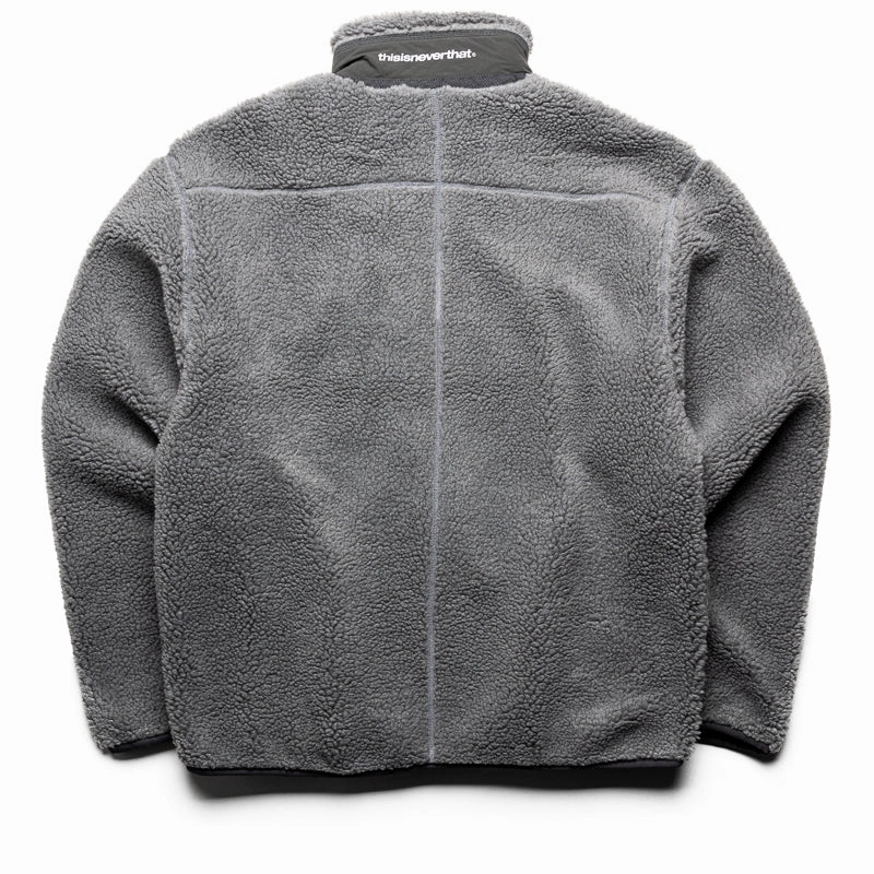 Thisisneverthat SP Sherpa  Fleece Jacket - Charcoal
