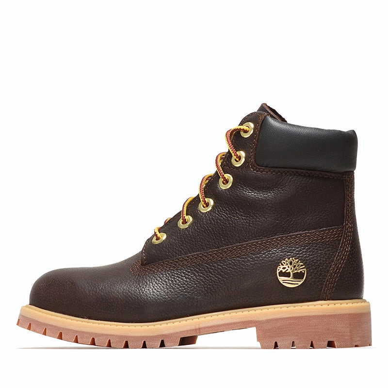 Timberland 6 Lace Up Waterproof Boot 'Espresso' (GS) - Dark Brown