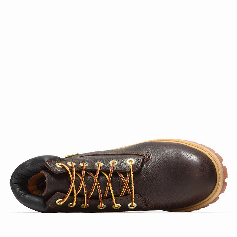Timberland 6 Lace Up Waterproof Boot 'Espresso' (GS) - Dark Brown