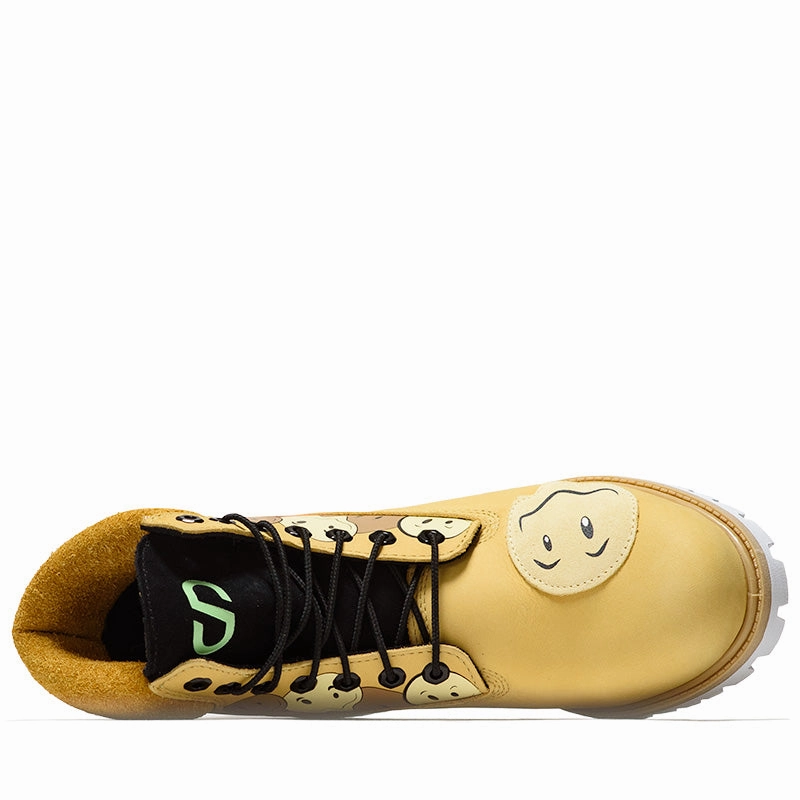 Timberland 6 Lace Up Waterproof Boot 'Shades Of Happiness' - Medium Yellow