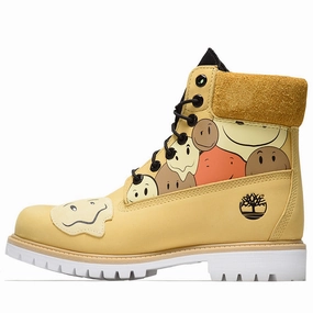 Timberland 6 Lace Up Waterproof Boot 'Shades Of Happiness' - Medium Yellow