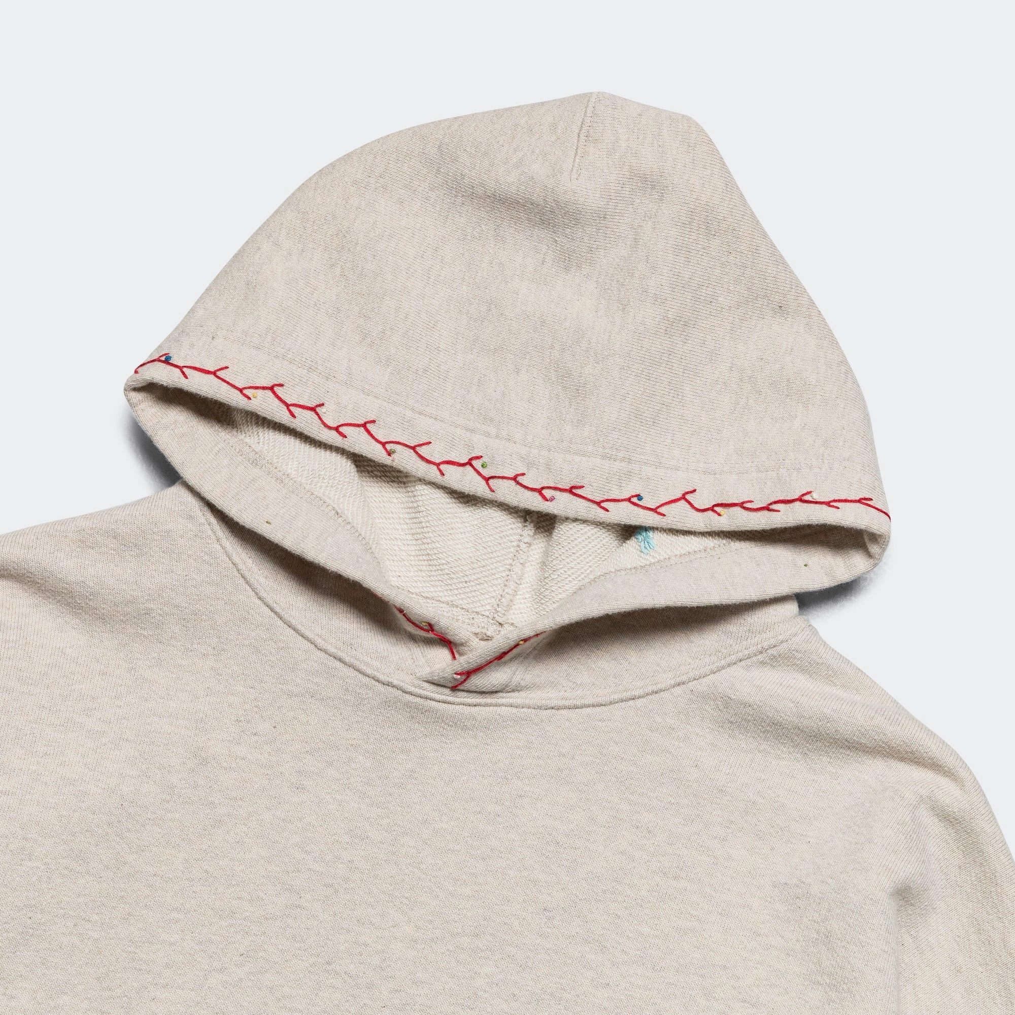 TOP SWT Knit Hoodie (MAGPIE) - Ecru