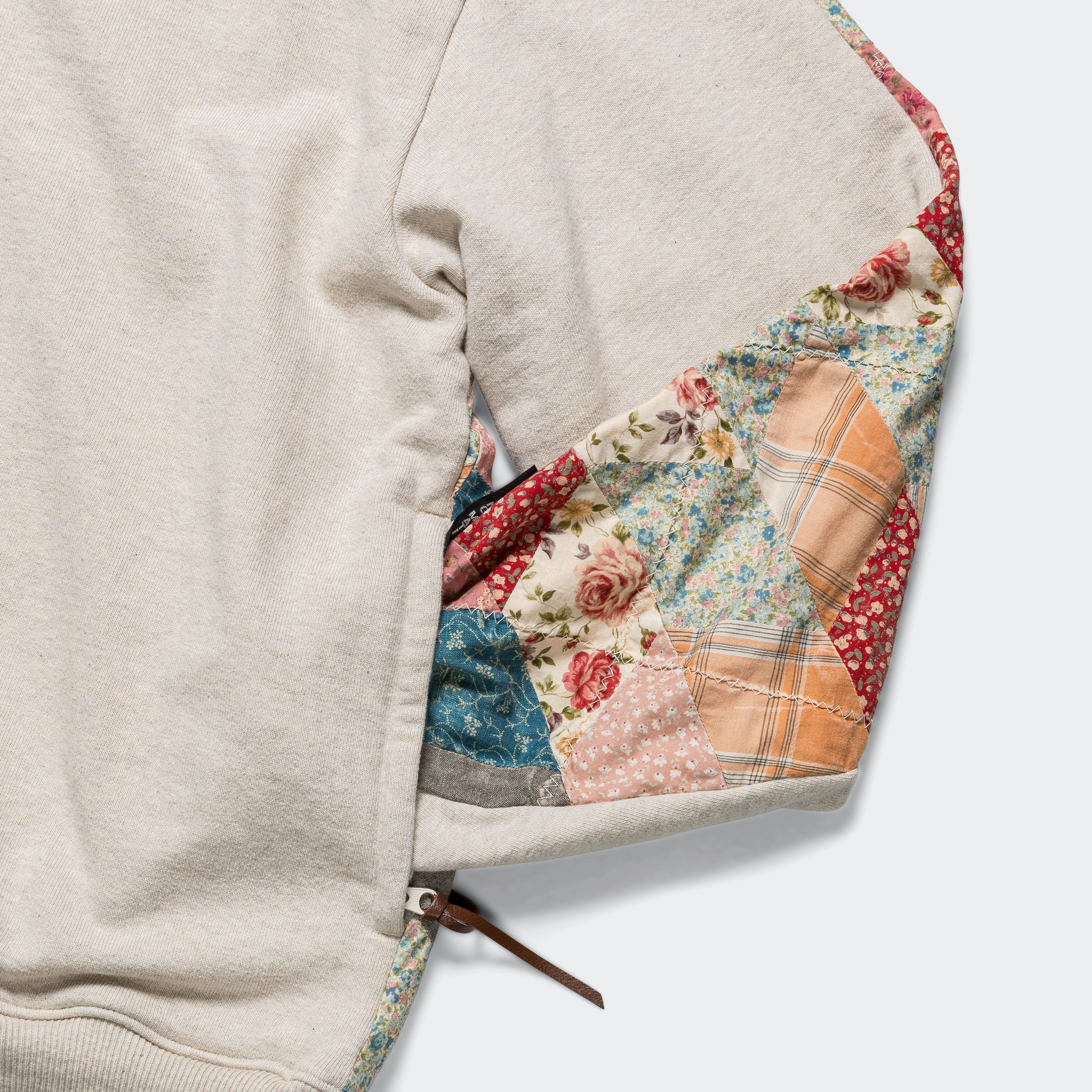 TOP SWT Knit x YABANE Quilt 2TONES BIG SWT - Ecru/Trico