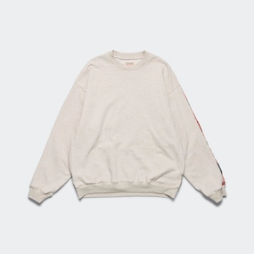 TOP SWT Knit x YABANE Quilt 2TONES BIG SWT - Ecru/Trico