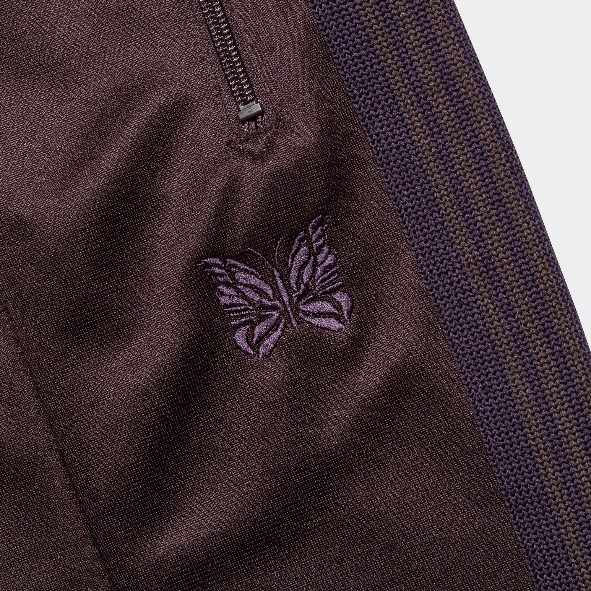 Track Pant - Dark Brown Poly Smooth
