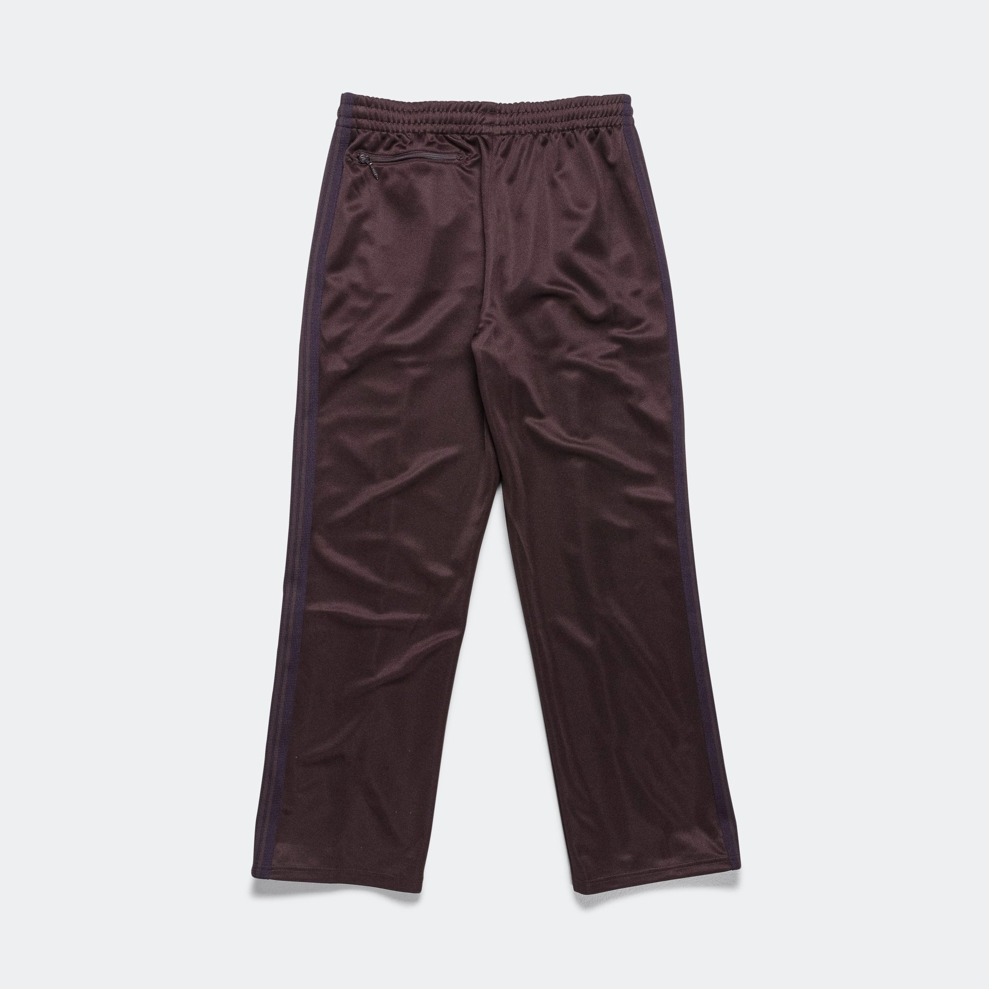Track Pant - Dark Brown Poly Smooth