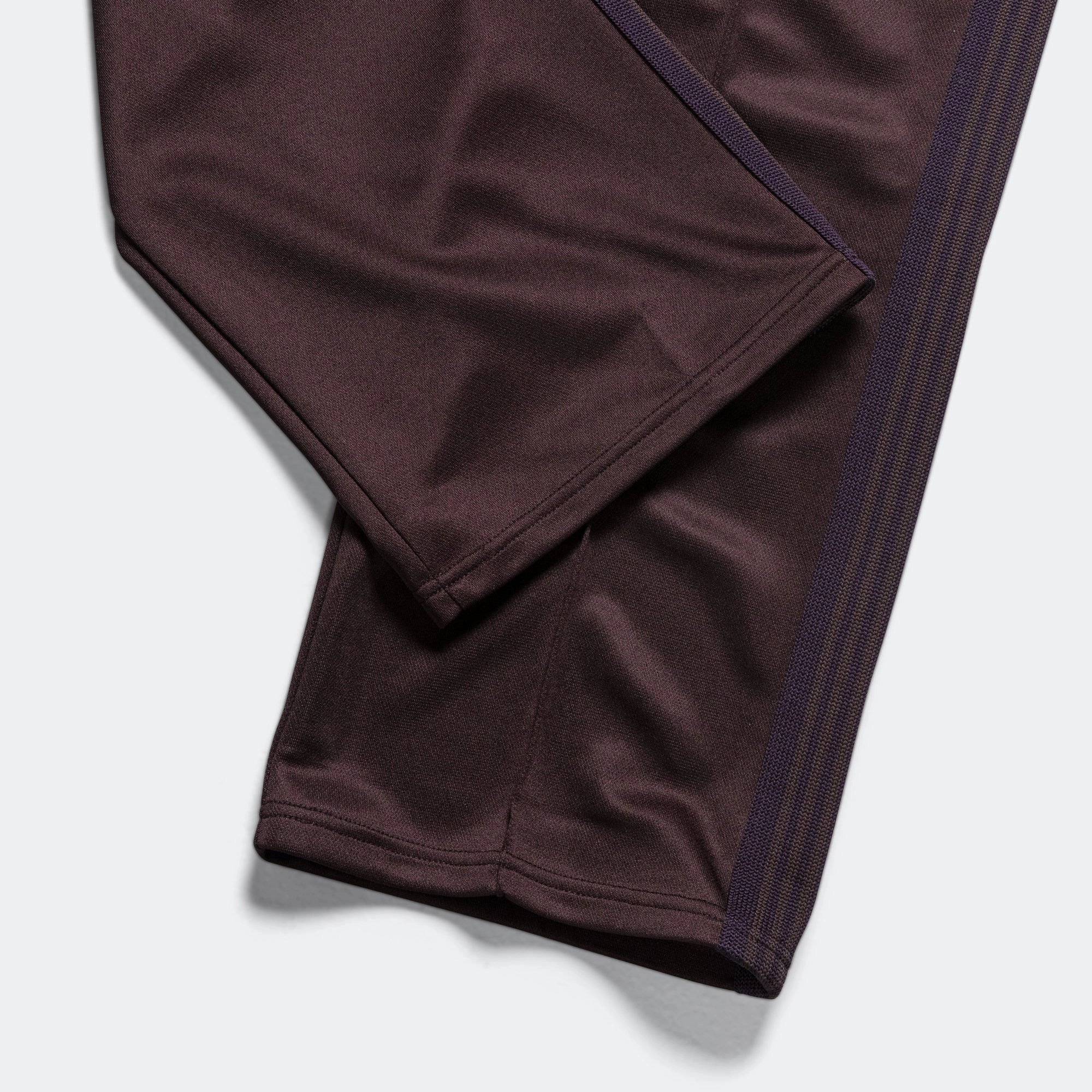 Track Pant - Dark Brown Poly Smooth