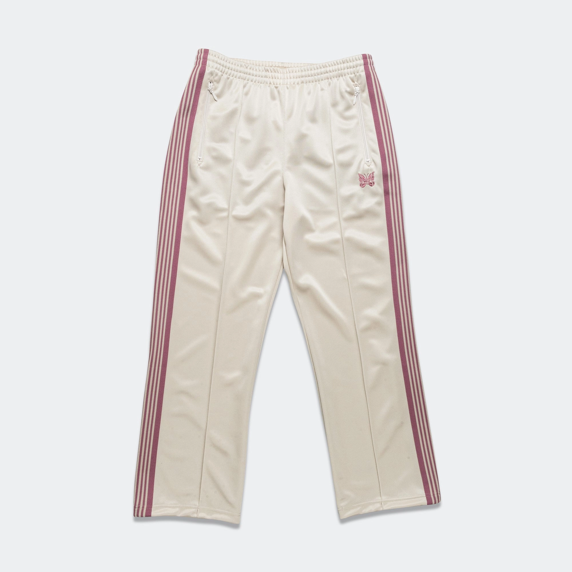 Track Pant - Ivory Poly Smooth