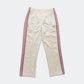 Track Pant - Ivory Poly Smooth