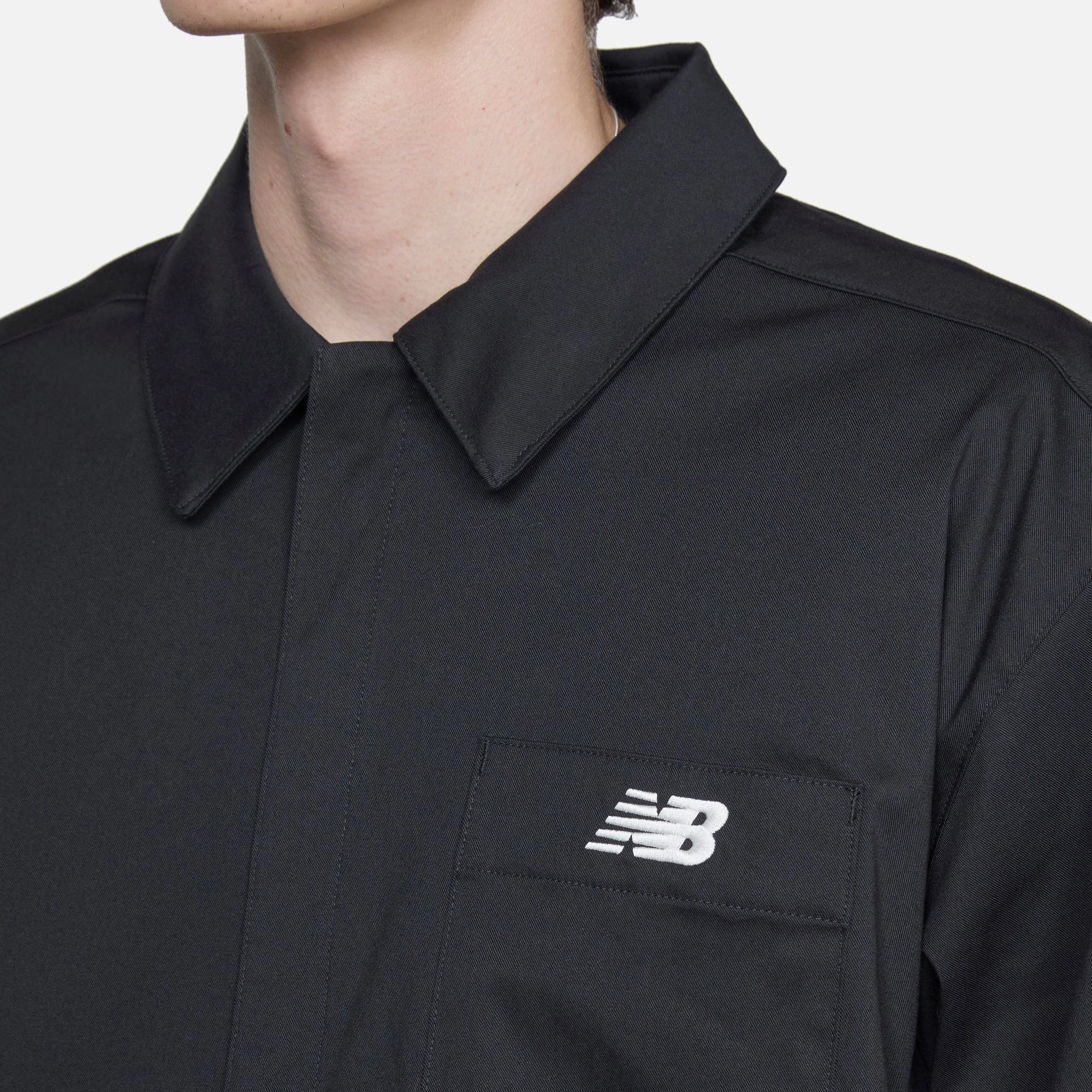 Twill Coaches Jacket Black