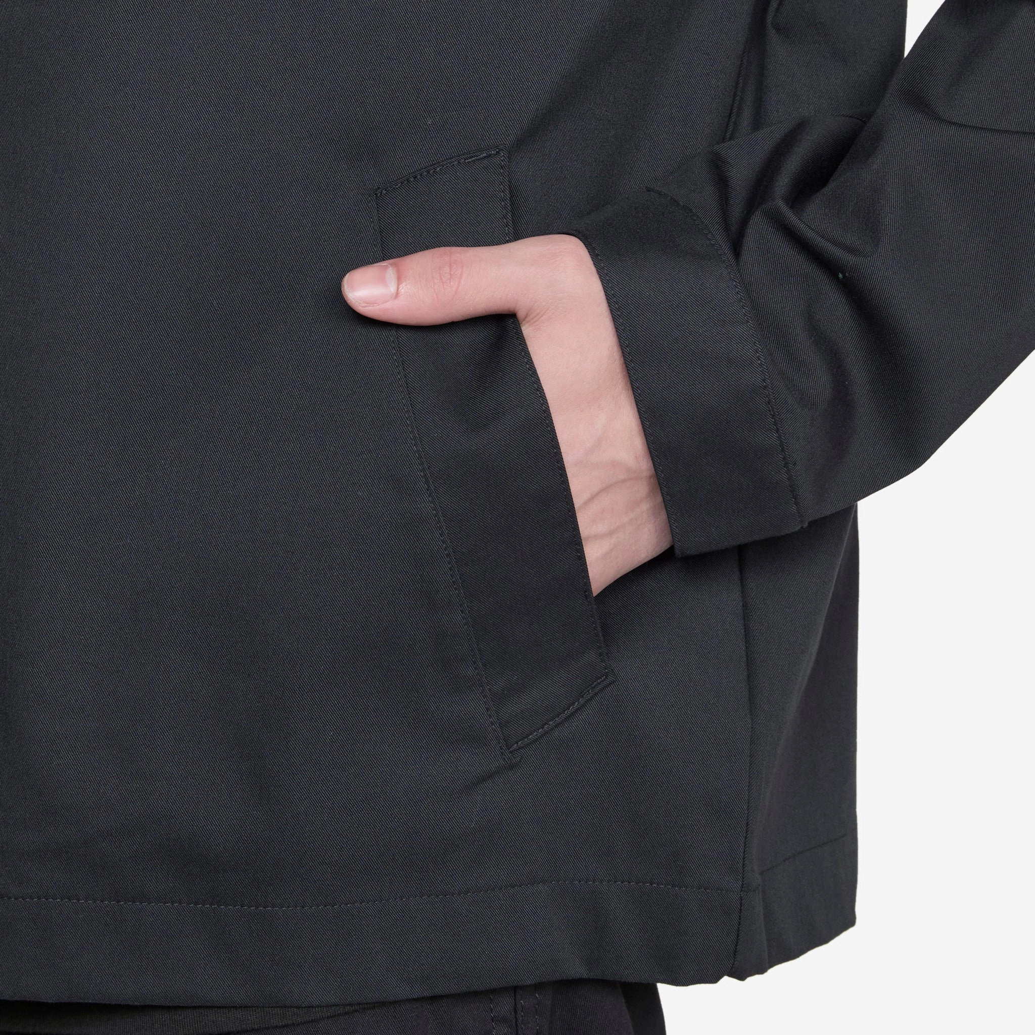 Twill Coaches Jacket Black